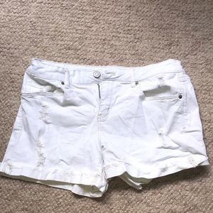 Light Wash Denim Shorts